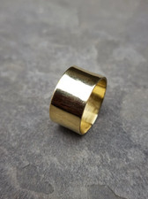 Solid Pure Brass Ring Handmade Birthday Gift Ring Band Thumb Ring All Size SR684