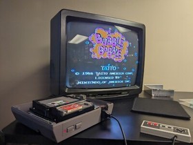 Bubble Bobble (Nintendo NES, 1988) Authentic | Tested/Working