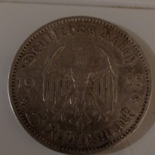 Allemagne 5 Reichsmark 1935 « DEUTSCHES REICH » argent, pièce de monnaie