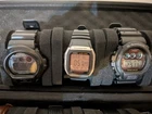 Casio Gshock Digital Men's Watch Vintage Modern, Lot of 3