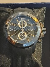 Thomas Sabo 10ATM Men's Quartz Watch Black Leather Strap New Battery Working VGC