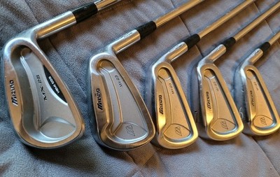 Mizuno MX-23 25 Forged Iron Golf Club Lot Dynalite Gold USA 5 6 7