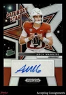 2025 Panini Prizm Draft Saturday Star Silver Arch Manning RATED PROSPECT AUTO