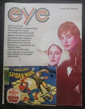 Vintage EYE MAGAZINE, 1968 1969; Includes Posters; Pre-Owned Very Good
