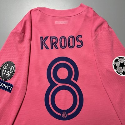 REAL MADRID ADIDAS 2020/2021 SOCCER PLAYER ISSUE JERSEY #8 KROOS