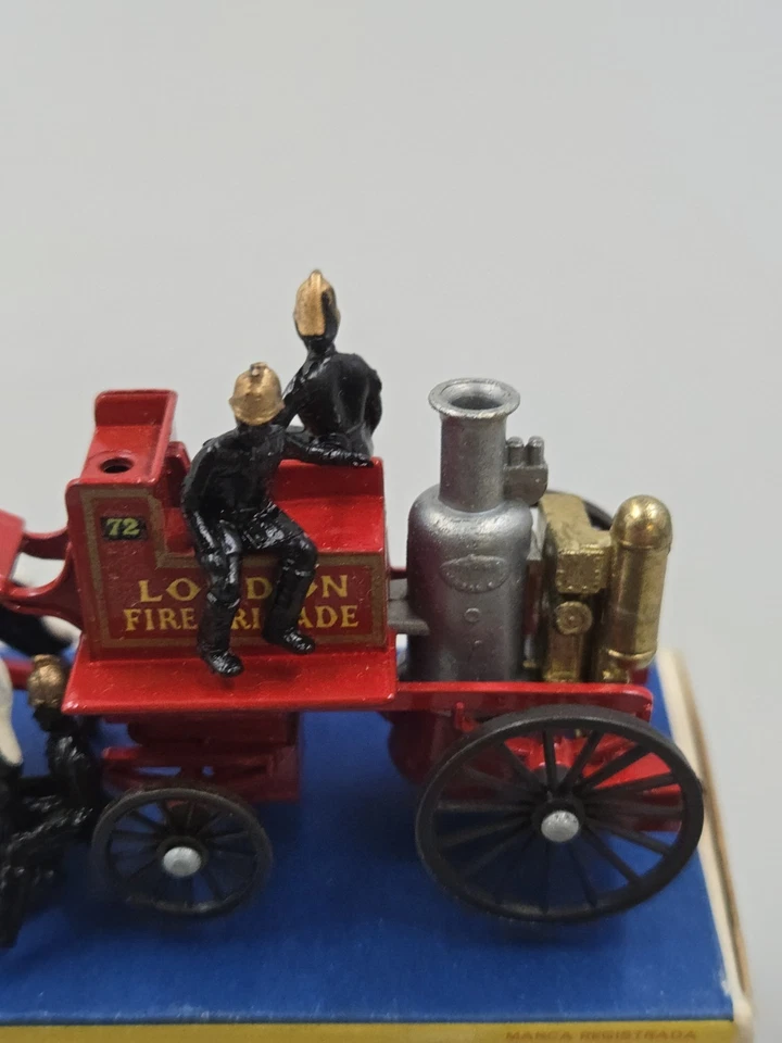 Vintage Matchbox Lesney Models Of Yesteryear Y-4 Shand Mason Horse Drawn Fire... - Image 3 of 4