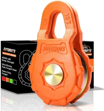 Snatch Block (22046 LBS Work Load Limit) for Winch Recovery,Heavy Duty Forged St