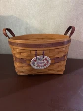 Longaberger May Series 1997 Petunia Basket, Signed JKB