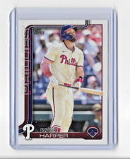 2025 TOPPS SERIES ONE BRYCE HARPER BASE CARD - CARD #250 - PHILLIES - FREE SHIP