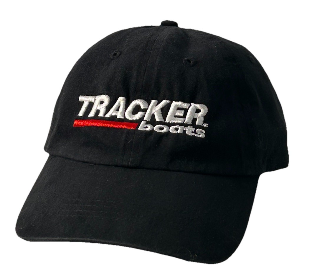 Tracker Boats Hat Cap Strap Back Embroidered Blac… - image 3