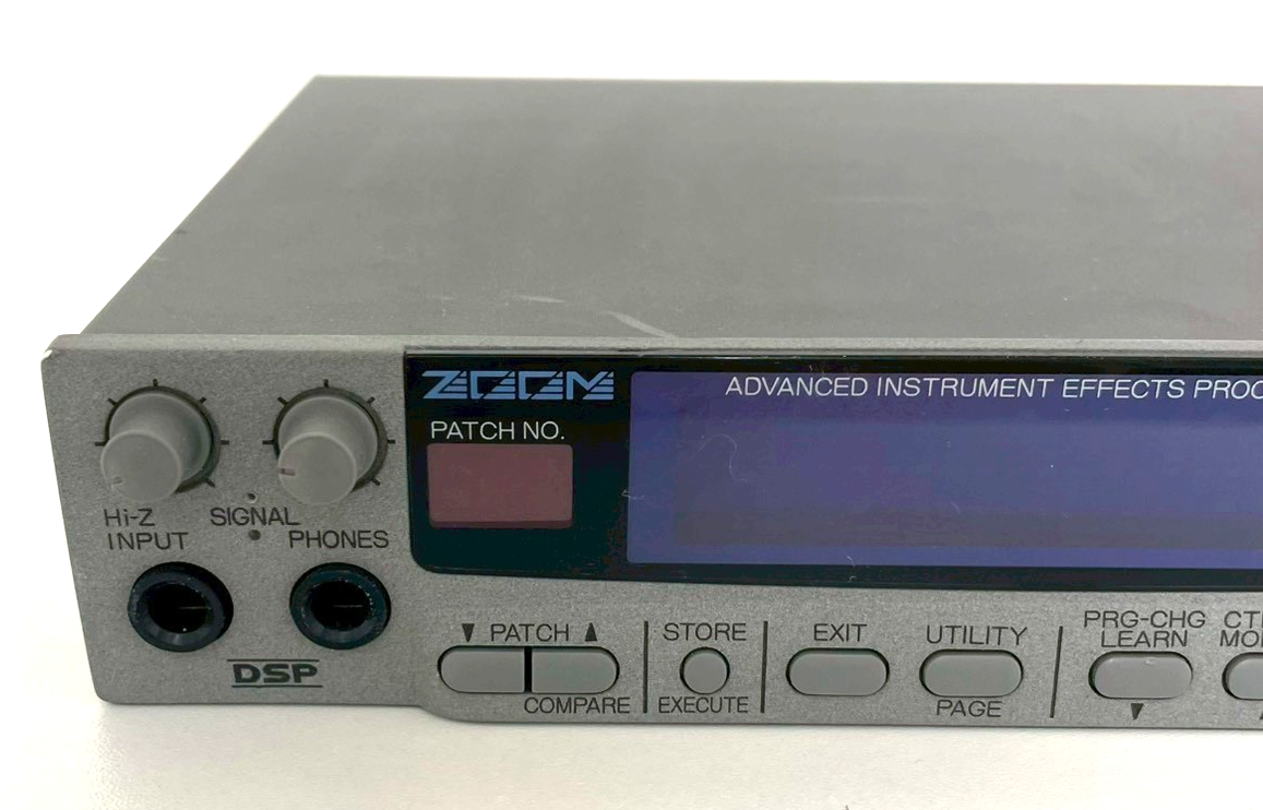 Zoom 9030 Advanced Instrument Effects Processor Rack Unit Used