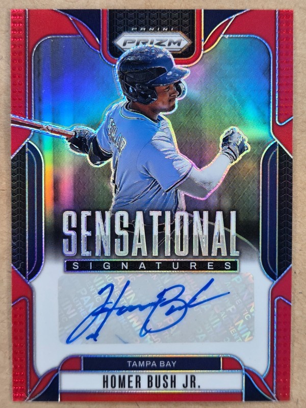Homer Bush Jr. 2025 Panini Prizm Sensational Signatures #SS-HB (AU)