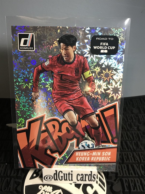 Panini 2025-26 Donruss Road to FIFA World Cup Kaboom! #3 Heung-Min Son jumbo 
