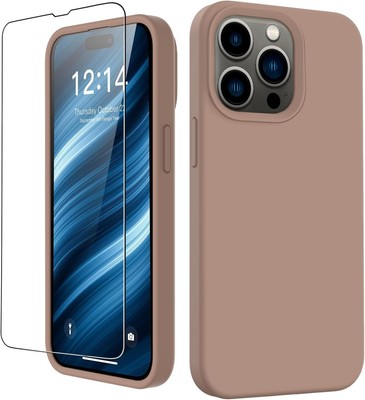 FUNMIKO Compatible with iPhone 15 Pro Max Case with Screen Protector