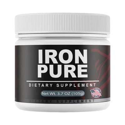 (1-Pack) Iron Pure Male Powder   IronPure Powder Supports Male Health