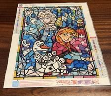 5D DIY Diamond Art Painting, Embroidery Kit Craft Frozen Elsa  Olaf Completed