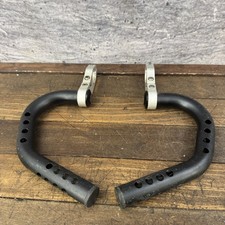 Vintage Spinaci Bars Clip-On Bar Ends Spinachi Black MTB Road Bike Pair 305g