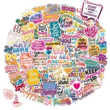 300PCS Motivational Positive Affirmation Stickers for Water Bottle, Laptop, S...
