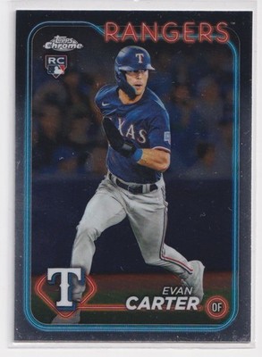 2024 Topps Chrome Evan Carter RC #136