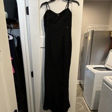 Black Formal Dress With Sequins
