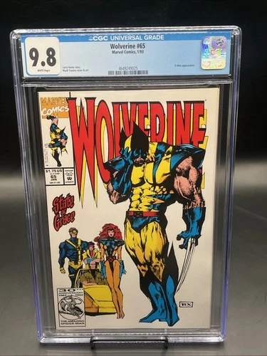Wolverine #65 (Marvel Comics January 1993) CGC Graded 9.8 White Pages