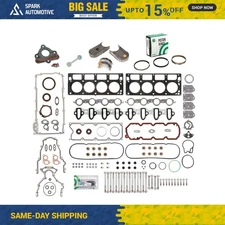 Full Gasket Set Bearings Rings Fit 02-03 GMC Cadillac Chevrolet 4.8L 5.3L