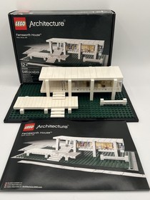 LEGO Architecture 21009 Farnsworth House 100% Complete w/ Box & Instructions