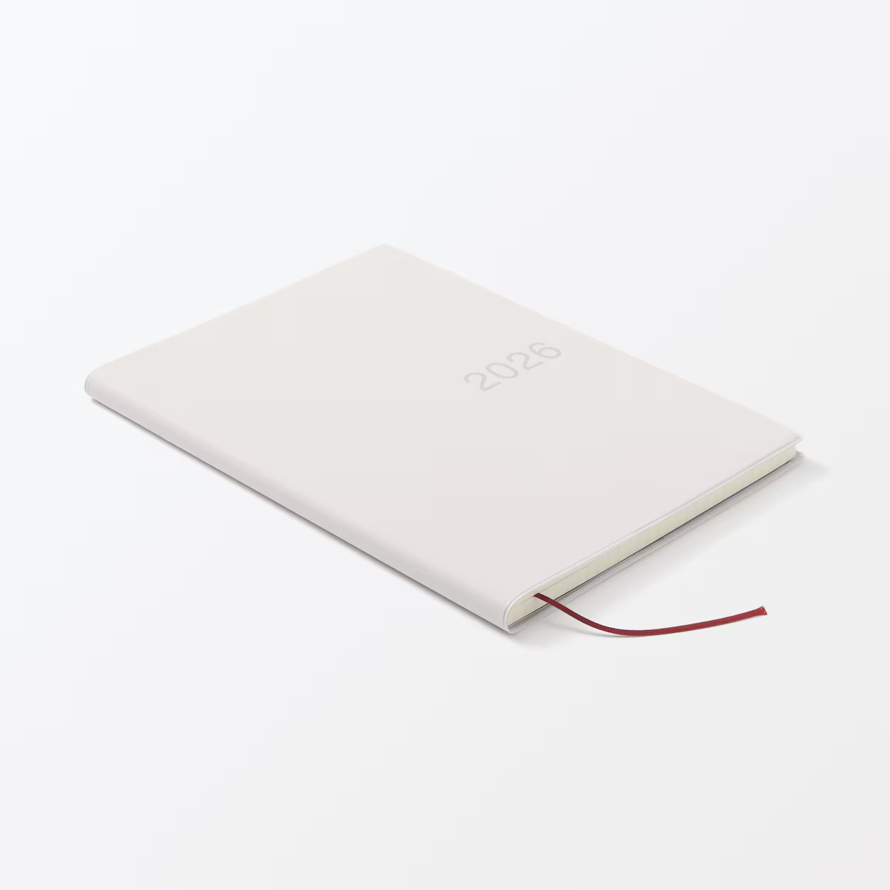 MUJI A5 2026 Planner Monthly/Weekly Monday Start 176p Japan NEW Gray/Dark/Red