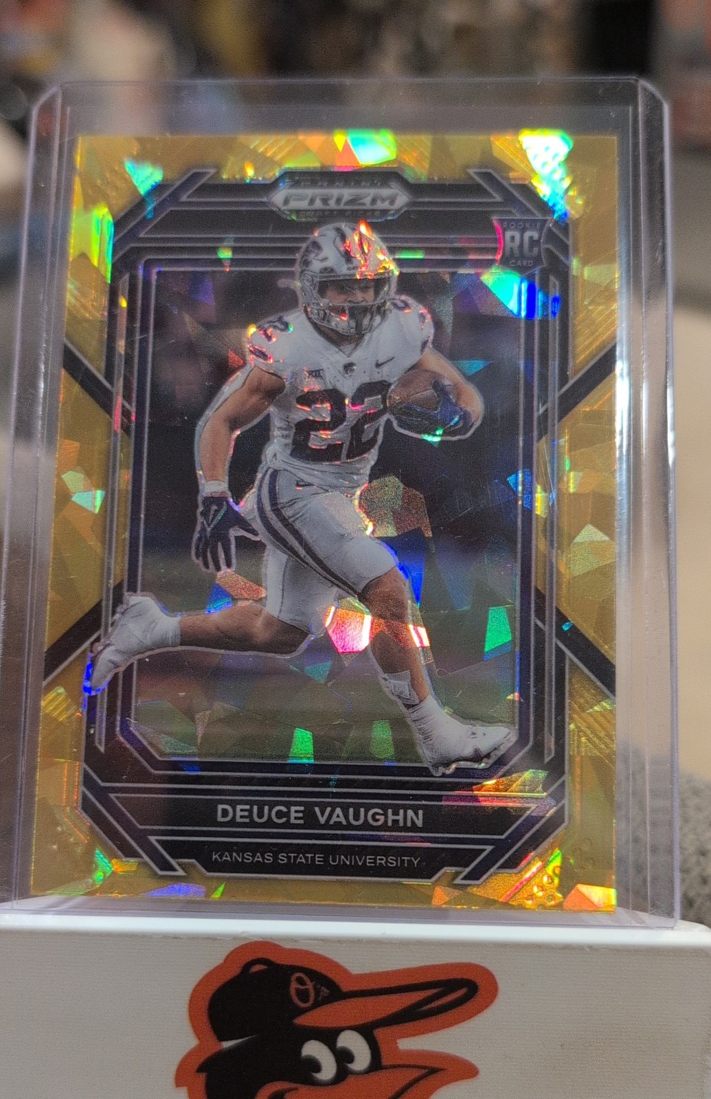 2023 Panini Prizm Draft Picks - Deuce Vaughn #126 Gold Ice Prizm (RC)