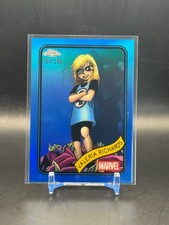 2025 Topps Chrome Marvel VALERIA RICHARDS #87 Blue Refractor (164) /299 RAW
