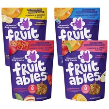 Fruitables Baked Dog Treats - Pumpkin - Healthy Low Calorie - 8 Calories Ea