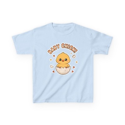 Baby Chick hatching Kid Shirt | Cute Chaos Humor Chick Tee