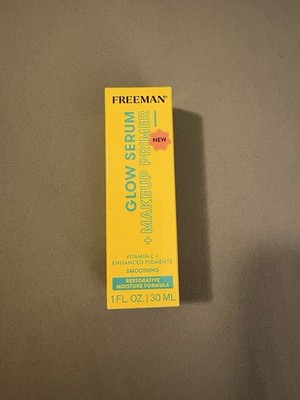 Freeman Glow Serum Makeup Primer Vitamin C Restorative Moisture 1 fl oz 30 ml