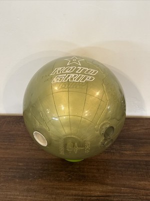 2008 Roto Grip Golden Globe 14lb 14.5oz Single Drilled Plugged And Ready To Roll