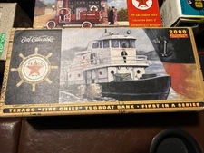 Ertl TEXACO "FIRE CHIEF" Tugboat Bank, First in a Series, 2000 Millenium Series