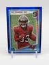 2025 Donruss Optic—Rated Rookie #231 Tez Johnson Blue Hyper Prizm BUCCANEERS