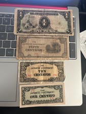 Philippines/Japanese Occupation WW 2 Occupation Currency Centavos 1 Peso