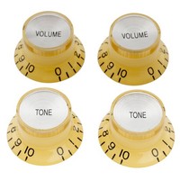 Musiclily Pro Cream Metric Guitar 2 Volume 2 Tone Knobs For Epiphone Les Paul Sg