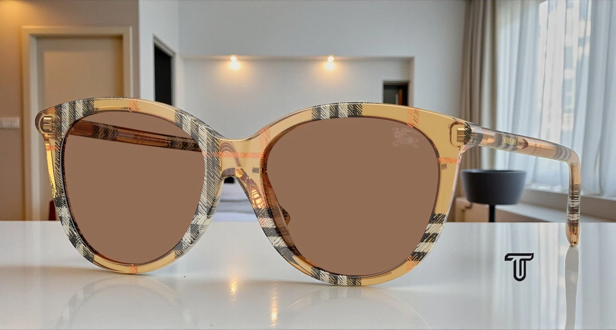 Burberry Women\'s Sunglasses - Tan and Brown Burberry Brown Women main image 4