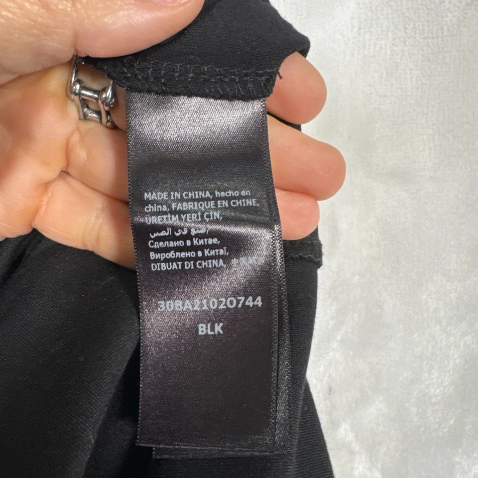 MP - Bebe Negro Triple Cinturón Plisado Top Pierna Cónica Espalda Cremallera Pantalones Gótico Punk Foto 4 de 4