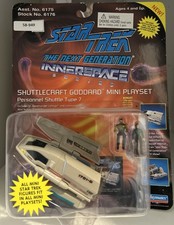 Star Trek The Next Generation Innerspace Shuttlecraft Goddard Playmates Rar