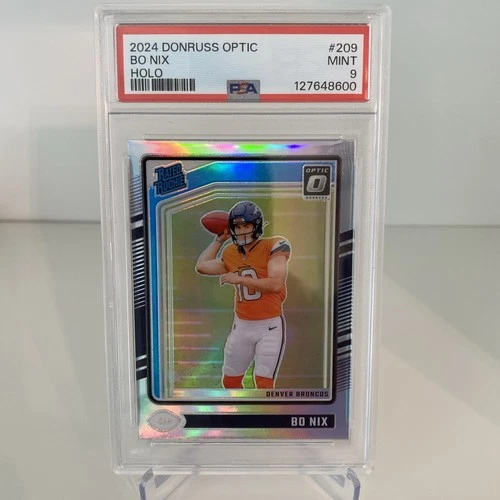 2024 Optic Rated Rookie Bo Nix #209 Holo Prizm (RC) Denver Broncos