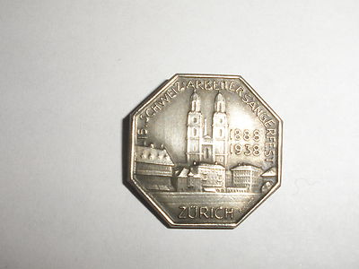 WWII Switzerland Medal I. VIII. 1940 Huguenin le Locle – Griffin