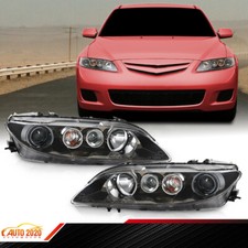 Fit For Mazda 6 2006-08 Pair Halogen Headlights Headlamps Left Right Side