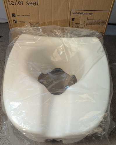 RMS Toilettensitzerhöhung - 5 Zoll erhöhte Erhöhung - Bild 2 von 4