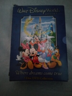 Walt Disney World Resort Where Dreams Come True DVD 5-Disc Box