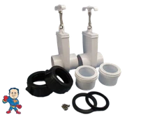 2X Hot Tub Spa 2" Split Nut Slice & Union Kit for Heater Gasket Video How To