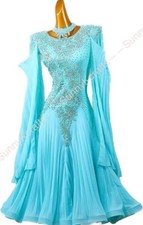 SunnyK Waltz Tango st Dance Dress Salsa Costume Stardard Ballroom Competition