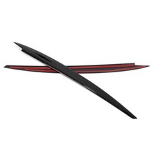 2x Gloss Headlight Eyelid Eyebrow Cover Trim Fit VW Golf MK7 Golf R GTI GTD UK