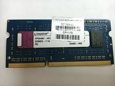 Kingston HP594907-HR1-ELFE 1GB DDR3 PC3-10600 204-Pin Laptop SODIMM RAM Memory 2